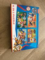 Paw Patrol 4-in-1 Puzzel, Ophalen of Verzenden, 10 tot 50 stukjes, Zo goed als nieuw, 2 tot 4 jaar