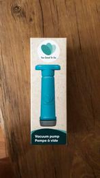 Vacuum pompje Too Good To Go turquoise NIEUW, Huis en Inrichting, Ophalen of Verzenden, Nieuw