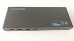 WAVLINK 5K docking station-Display Link, Wavlink, Docking station, Zo goed als nieuw, Laptop