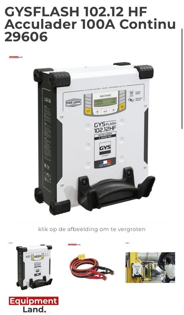 GYSFLASH 102.12 HF Acculader 100A Continu 29606 Diagnose, Auto diversen, Autogereedschap, Nieuw, Ophalen of Verzenden