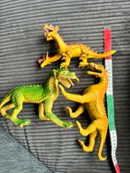 3 vintage Oude Draken speelgoed, Ophalen of Verzenden, Gebruikt