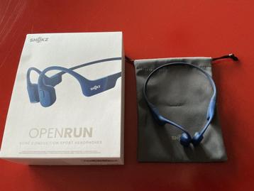 Shokz OpenRun USB-C bone conduction sporthoofdtelefoon blauw beschikbaar voor biedingen