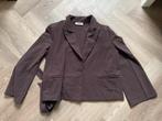 Studio Anneloes Siloh blazer bonded travelstof espresso XL, Ophalen of Verzenden, Zo goed als nieuw, Maat 46/48 (XL) of groter