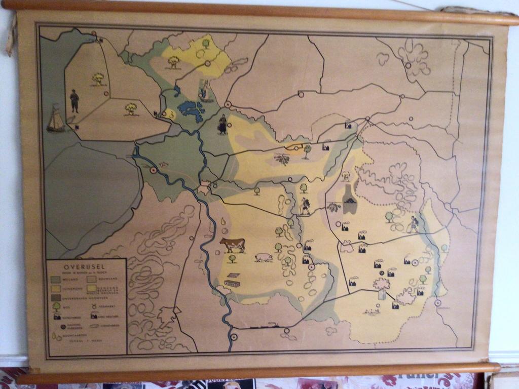 Laatste exemplaren oude schoolplaten Euro 5,- per stuk, Antiek en Kunst, Ophalen, Geschiedenis