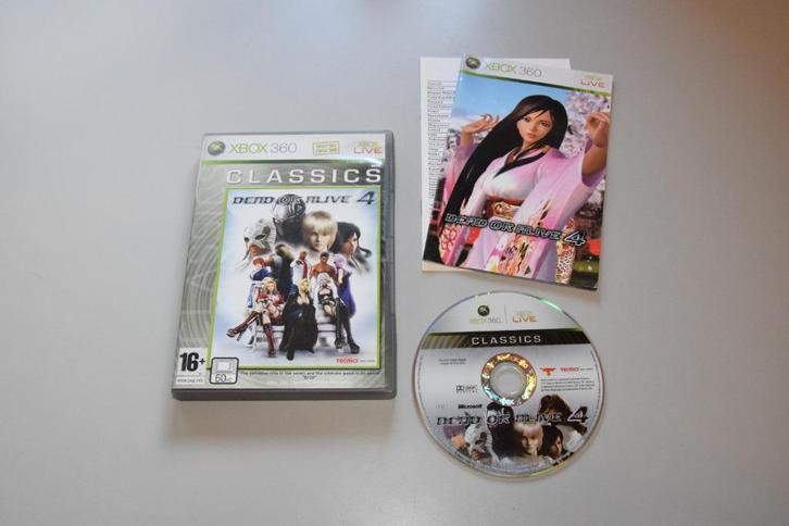 XBOX 360 : Dead or Alive 4 [Classics], Spelcomputers en Games, Games | Xbox 360, Gebruikt, Vechten, 3 spelers of meer, Vanaf 16 jaar