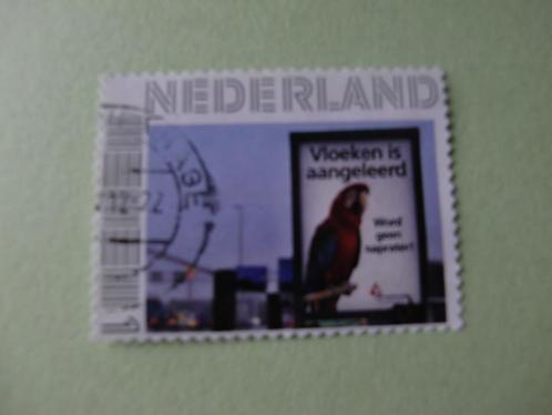 Persoonlijke zegel - Vloeken is aangeleerd - gest., Postzegels en Munten, Postzegels | Nederland, Gestempeld, Na 1940, Verzenden