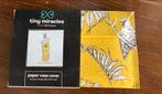 Tiny Miracles -Design Vaas - Paper Vase Cover - Yellow Birds, Ophalen of Verzenden