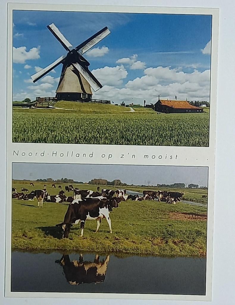 Schermerhorn Museummolen Noord Holland op z'n mooist, Verzamelen, Verzenden, 1980 tot heden, Ongelopen, Noord-Holland