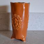 Des Pots vaas met herfst thema, Aardewerk of Porselein, Oranje, Ophalen of Verzenden, Zo goed als nieuw