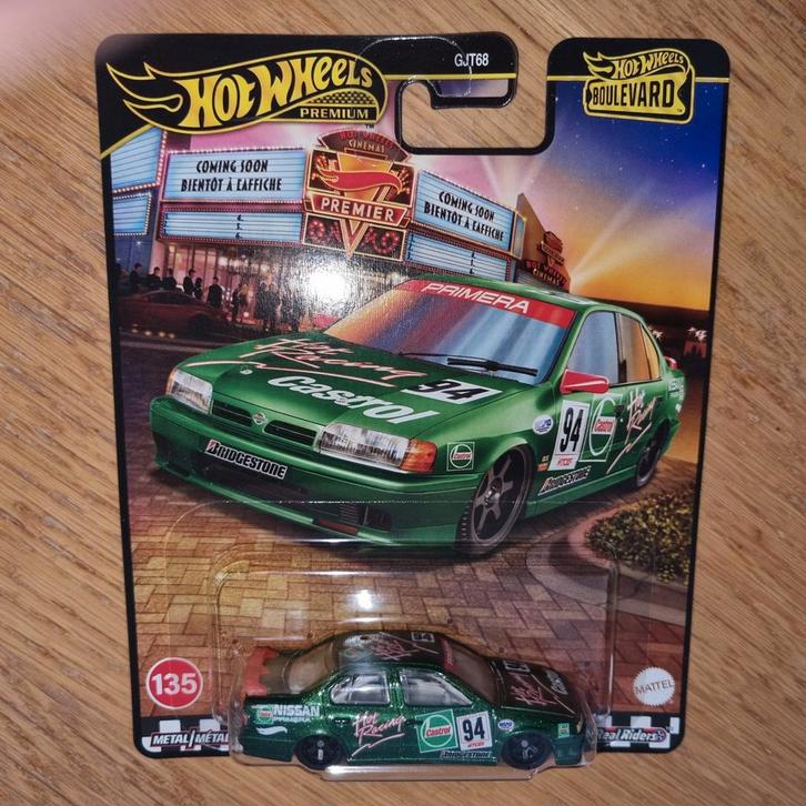 406 - Hotwheels Nissan Primera in verpakking., Hobby en Vrije tijd, Modelauto's | Overige schalen, Nieuw, Auto, Ophalen of Verzenden