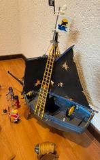 Playmobil Piratenschip met rotsen, eiland, dieren, veel!, Ophalen, Gebruikt, Los playmobil