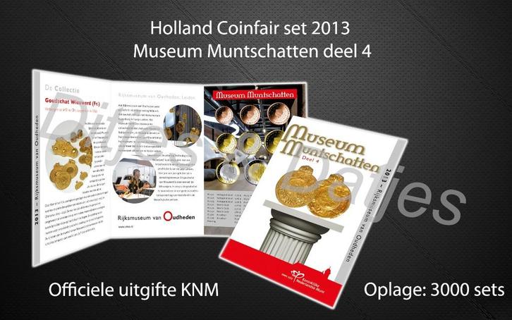 Museum muntschatten 2013 ZILVER Holland Coin Fair, Postzegels en Munten, Munten | Europa | Euromunten, 2 euro, Overige landen