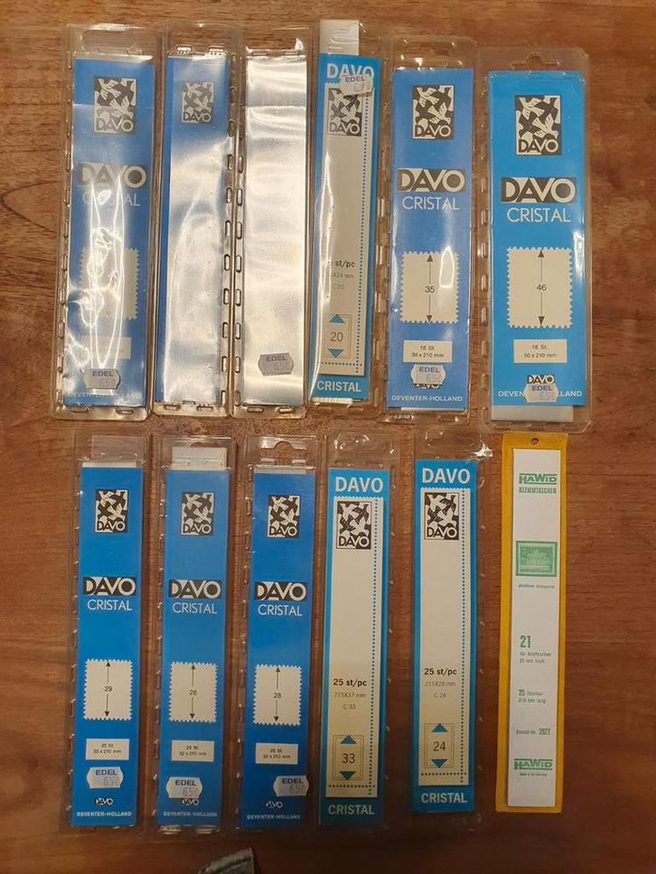 Klemstroken diverse maten, Postzegels en Munten, Postzegels | Toebehoren, Overige typen, Ophalen of Verzenden