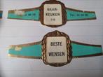 Sigarenbandje Beste wensen, Verzamelen, Rookartikelen, Aanstekers en Luciferdoosjes, Ophalen, Gebruikt, Sigarenbandjes