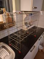 Oud brocante flessen rek, Zo goed als nieuw, Minder dan 100 cm, 25 tot 50 cm, 50 tot 100 cm