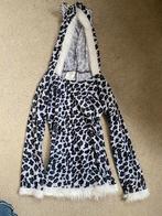 Leuk dierenkostuum maat 158 carnaval jurkje panter print, Ophalen of Verzenden, Zo goed als nieuw, 158 t/m 164, Meisje