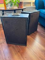Set van 2 Vintage Speakers, Audio, Tv en Foto, Luidsprekers, Gebruikt, Minder dan 60 watt, Front, Rear of Stereo speakers, Ophalen