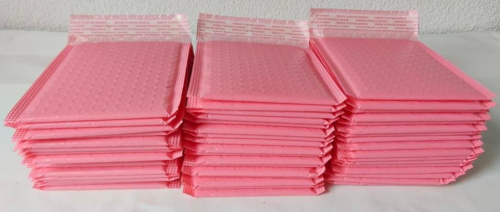 50 roze luchtkussen enveloppen, Ophalen of Verzenden, Envelop