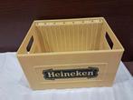 Heineken Kratje - Geel - Bewaarbakje/Cadeauverpakking, Ophalen, Gebruikt, Minder dan 50 cm, Minder dan 50 cm