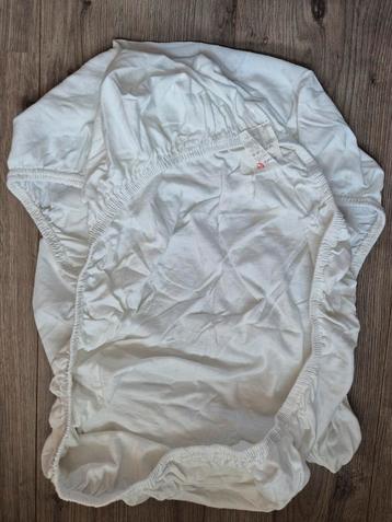 Hoeslakens wieg / kinderwagen wit 3 stuks beschikbaar voor biedingen