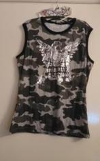 NIEUW kaartje T-shirt hemd LEGER vlekken print Cipo&Baxx XL, Cipo&BAX, Ophalen of Verzenden, Groen, Maat 56/58 (XL)