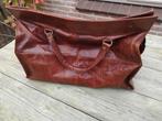 Mooie cognac leren doktertas, 40 tot 60 cm, Gebruikt, Bruin, Minder dan 35 cm