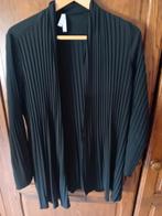 Plissé jasje - L/XL, Zwart, Maat 42/44 (L), Ophalen of Verzenden, Zo goed als nieuw