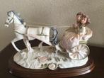 Mooi Capodimonte beeld van een bruidspaar., Ophalen of Verzenden