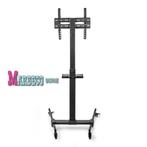 TV vloerstandaard, TV voet, Rijdbare TV standaard met rem, Nedis, Nieuw, Info@marbeco.nl, Ophalen of Verzenden
