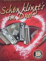 Schön Klingt's im Duo. + Cd. Voor Harmonica. Nieuwstaat, Muziek en Instrumenten, Bladmuziek, Ophalen of Verzenden, Zo goed als nieuw