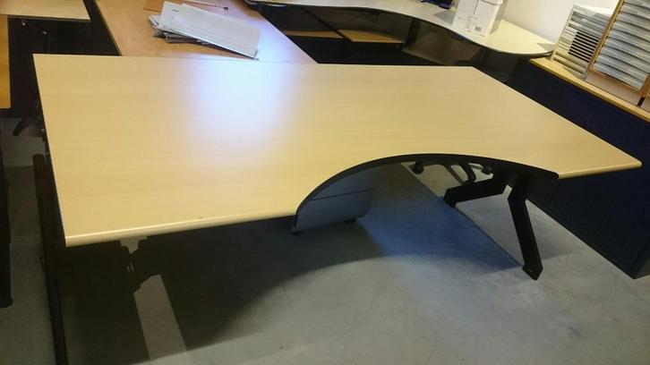 Cockpit bureaus/ hoekbureaus, Huis en Inrichting, Bureaus, Gebruikt, Bureau, In hoogte verstelbaar, Ophalen