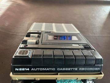 Philips N2214 Cassetterecorder - Vintage beschikbaar voor biedingen