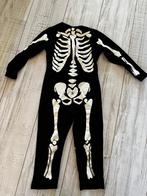 Carnaval skelet 98 104, Kinderen en Baby's, Carnavalskleding en Verkleedspullen, Ophalen of Verzenden, Zo goed als nieuw, 104 of kleiner