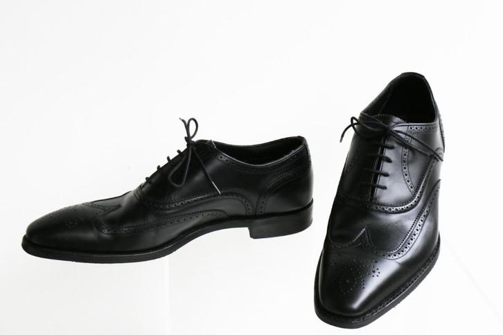 Bijna nieuw! Cheaney Gladstone wingtips in maat 9 = maat 43, Kleding | Heren, Schoenen, Zo goed als nieuw, Veterschoenen, Zwart