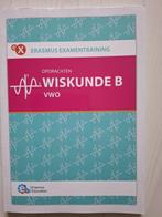 Erasmus examentraining wiskunde B VWO., Ophalen of Verzenden, Zo goed als nieuw, VWO, Wiskunde B