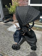 Stokke Xplory Rich Black kinderwagen incl. adapter/hoes/tas, Verstelbare duwstang, Zo goed als nieuw, Ophalen, Kinderwagen
