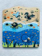 Houten Knoppuzzel Zeedieren 6 Delig Merk HAPE Als nieuw, Ophalen of Verzenden, Zo goed als nieuw, Van hout, Minder dan 10 stukjes