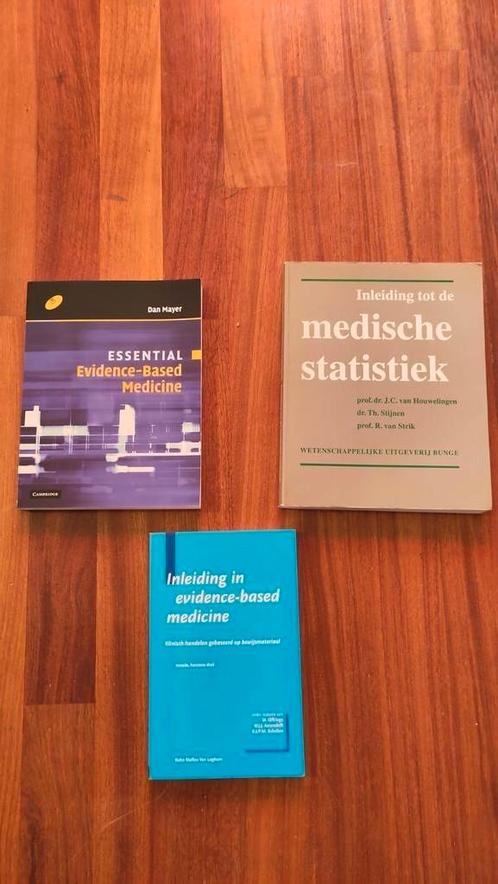 Studieboeken medische statistiek, evidence based medicine, Boeken, Studieboeken en Cursussen, Zo goed als nieuw, WO, Beta, Ophalen of Verzenden