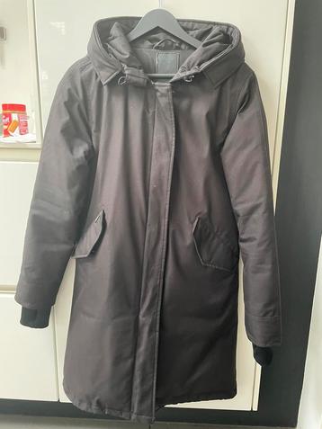 Zwarte Airforce winterparka lang maat S beschikbaar voor biedingen
