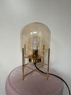 Gouden lamp met snoer, Ophalen, Zo goed als nieuw, Metaal, Modern