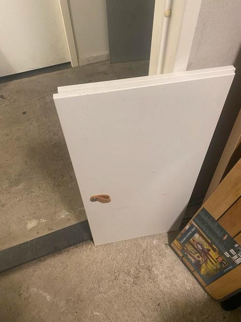 ladefronten ikea veddinge (x2) + ÖSTERNÄS leren handgrepen, Huis en Inrichting, Kasten | Dressoirs, Zo goed als nieuw, 50 tot 100 cm