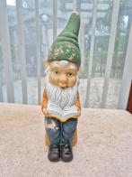 Vintage Tuinkabouter Lezend, Ophalen of Verzenden