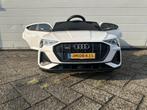 Audi E-tron 12v wit - Afstandsbediening - 4x4 - Leder - Rubb, Ophalen of Verzenden, Nieuw