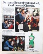 2 vintage advertenties reclames Claeryn jenever 1975-76, Ophalen, Gebruikt