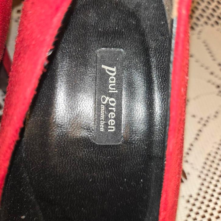 Paul Green Rode Pumps - 38.5, Kleding | Dames, Schoenen, Gedragen, Pumps, Rood, Ophalen of Verzenden