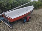 Flying Junior met trailer en lanceer/strandtrailer, Watersport en Boten, Ophalen, Gebruikt, Overige typen, Minder dan 15 m²