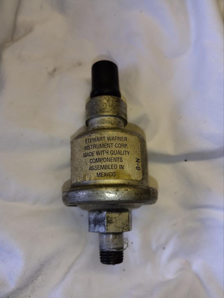 Oliedruksensor 120lbs - Stewart Warner div. legervoertuigen., Ophalen of Verzenden, Landmacht, Nederland, Overige typen