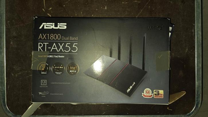 ASUS RT-AX55 WiFi 6 Router (AX1800) - Compleet!, Computers en Software, Desktop Pc's, Zo goed als nieuw, Onbekend, Minder dan 4 GB