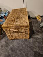 Rieten Mand / Opbergkist, Huis en Inrichting, Woonaccessoires | Kisten, Ophalen, Zo goed als nieuw, Overige materialen