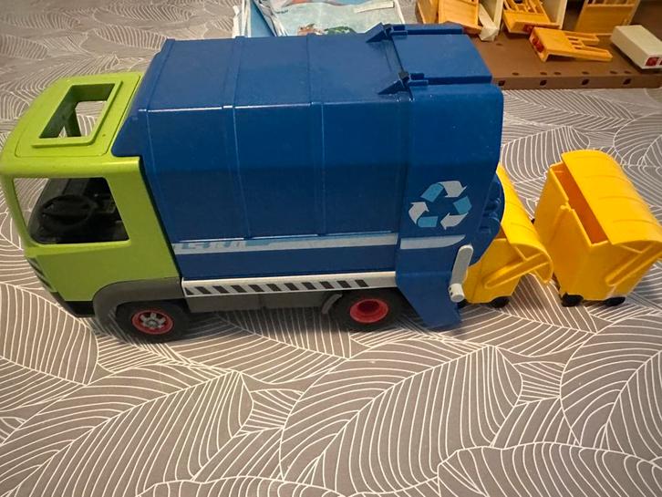 playmobil  vuilniswagen geobra vintage jaren1970/1980enz.., Kinderen en Baby's, Speelgoed | Speelgoedvoertuigen, Zo goed als nieuw